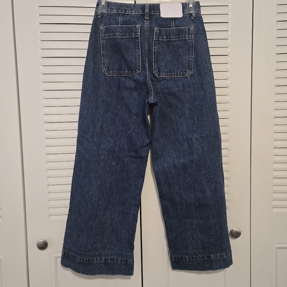 Everlane The Edition 02 Wide Leg Crop Jeans Size 23 #077 - Picture 2 of 9